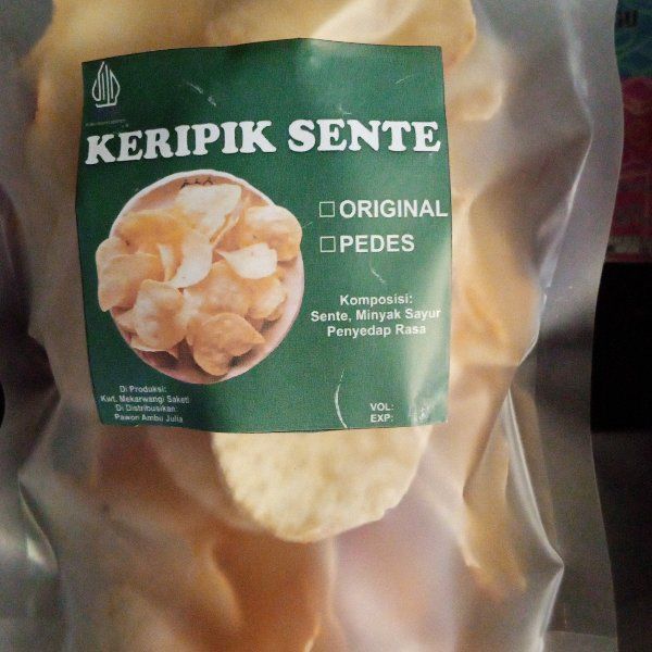 kripik sente/ 100gr